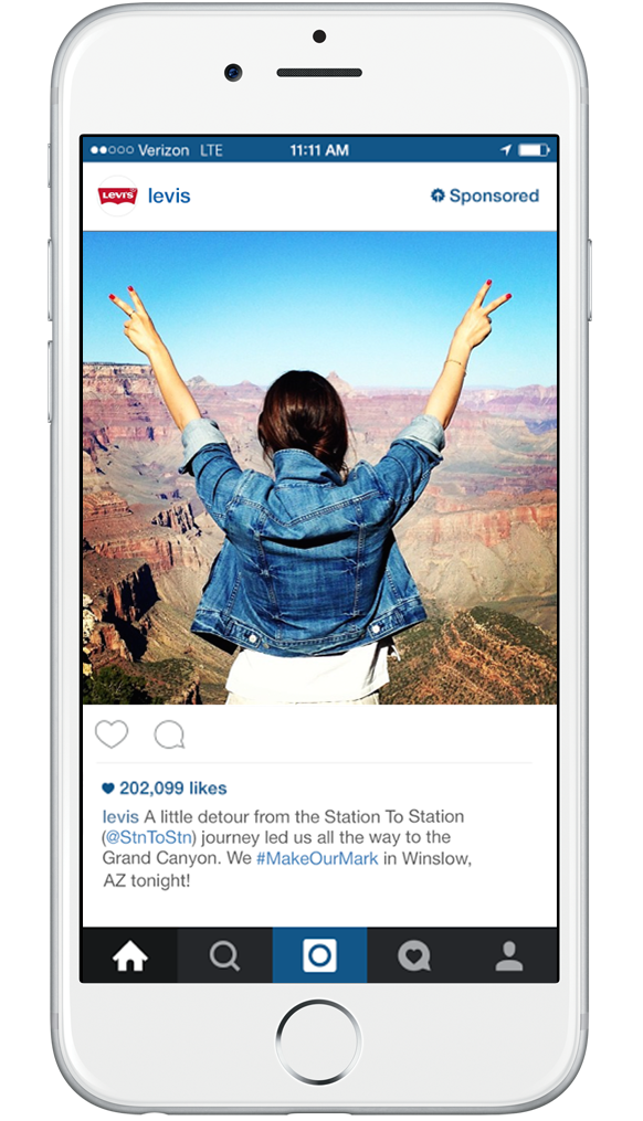 paid social media ads example