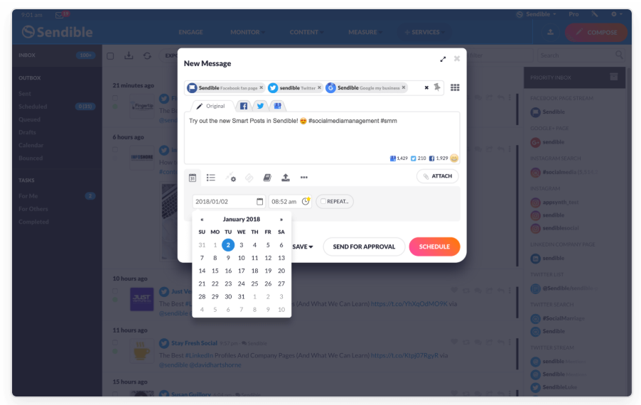 sendible - Digital Marketing Tools