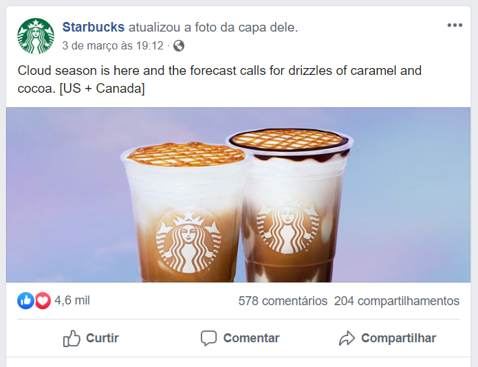 social media post example